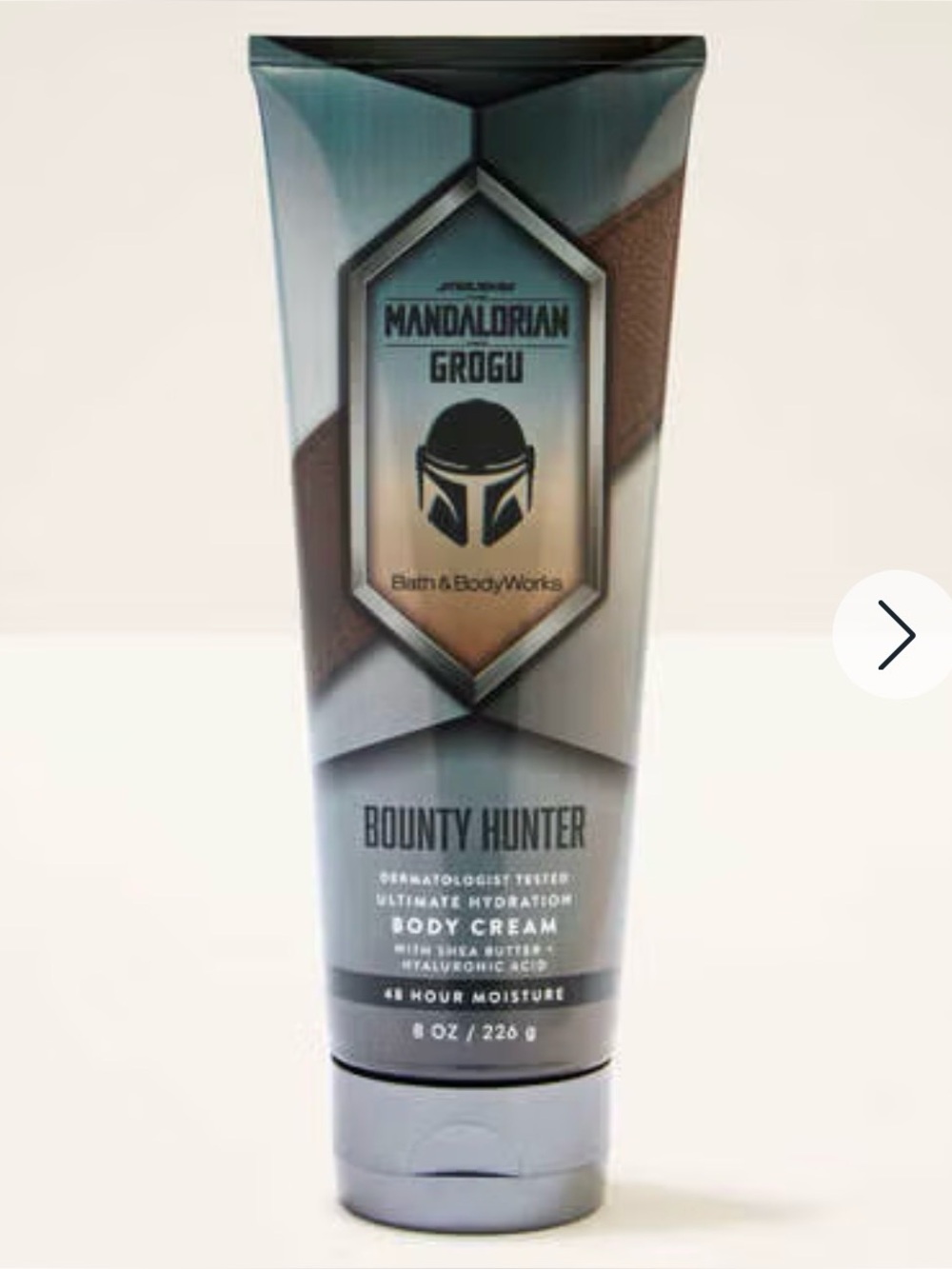 Bath & Body Works Mandalorian Grogu Bounty Hunter Body Cream - Gray, Blue, Brown